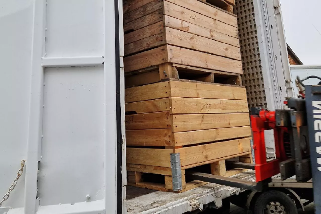 skrzyniopalety wózek